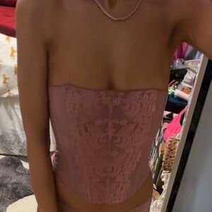 Elegant Lace corset top NWT